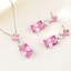 Show details for Low Price Copper or Brass Pink 2 Piece Jewelry Set from Trust-worthy Supplier