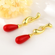 Show details for Classic Gold Plated Dangle Earrings with Worldwide Shipping Show details for Classic Gold Plated Dangle Earrings with Worldwide Shipping