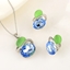Show details for Classic Platinum Plated 2 Piece Jewelry Set with Full Guarantee
