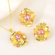 Picture of Best Rhinestone Classic 2 Piece Jewelry Set