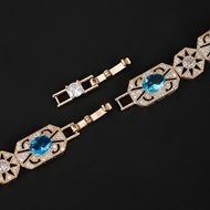 Picture of Luxury Blue Fashion Bracelet Online Only