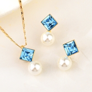 Show details for Unique Swarovski Element Party 2 Piece Jewelry Set Show details for Unique Swarovski Element Party 2 Piece Jewelry Set
