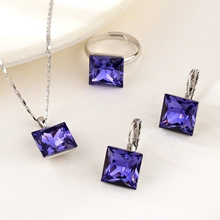 Show details for Copper or Brass Purple 3 Piece Jewelry Set at Super Low Price