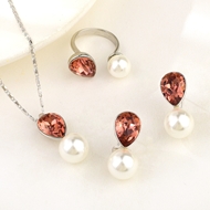 Show details for Irresistible Platinum Plated Party 3 Piece Jewelry Set For Your Occasions Show details for Irresistible Platinum Plated Party 3 Piece Jewelry Set For Your Occasions
