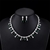 Picture of Funky Geometric Cubic Zirconia 2 Piece Jewelry Set