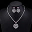 Show details for Beautiful Cubic Zirconia Pink 2 Piece Jewelry Set