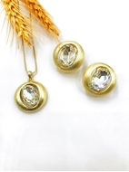 Show details for Top Medium Gold Plated 2 Piece Jewelry Set Show details for Top Medium Gold Plated 2 Piece Jewelry Set