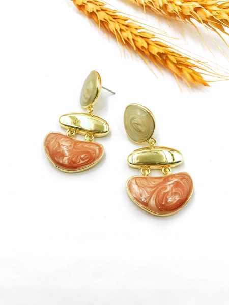 Picture of Party Enamel Drop & Dangle Earrings with Beautiful Craftmanship