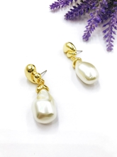 Show details for Simple White Clip On Earrings at Unbeatable Price