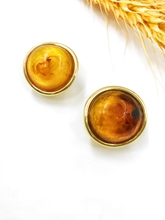 Show details for Simple Gold Plated Clip On Earrings in Exclusive Design