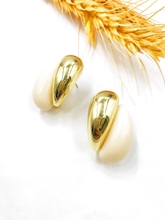 Show details for Low Cost Gold Plated Resin Clip On Earrings with Low Cost