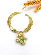 Show details for Green Gold Plated Fashion Bracelet Online Shopping Show details for Green Gold Plated Fashion Bracelet Online Shopping