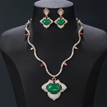 Show details for Recommended Colorful Gold Plated 2 Piece Jewelry Set with Member Discount