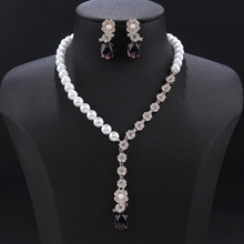 Show details for Good Quality Cubic Zirconia Colorful 2 Piece Jewelry Set