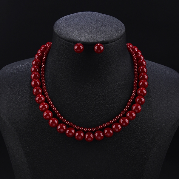 Picture of Simple Colorful 2 Piece Jewelry Set at Super Low Price