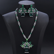 Show details for Fashion Cubic Zirconia Gold Plated 2 Piece Jewelry Set Show details for Fashion Cubic Zirconia Gold Plated 2 Piece Jewelry Set