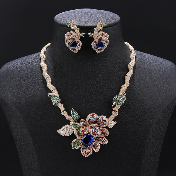 Picture of Simple Cubic Zirconia 2 Piece Jewelry Set with 3~7 Day Delivery