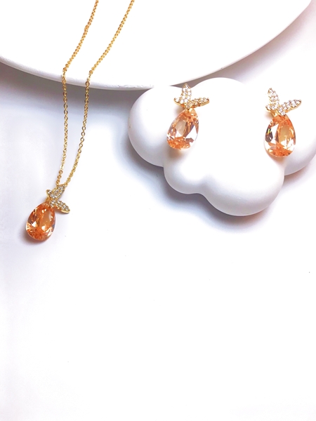 Picture of Party Cubic Zirconia 2 Piece Jewelry Set of Original Design