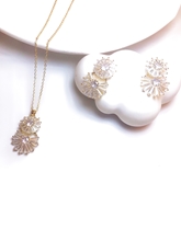 Show details for Party Cubic Zirconia 2 Piece Jewelry Set with Speedy Delivery