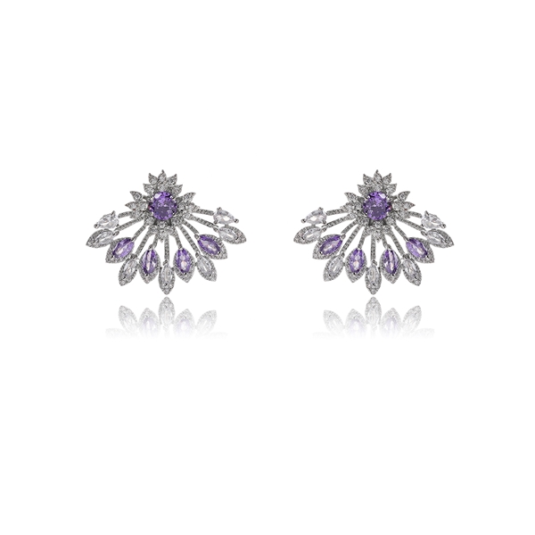 Picture of Amazing Rhinestone Party Big Stud Earrings