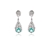 Picture of Unique Rhinestone Copper or Brass Chandelier Earrings