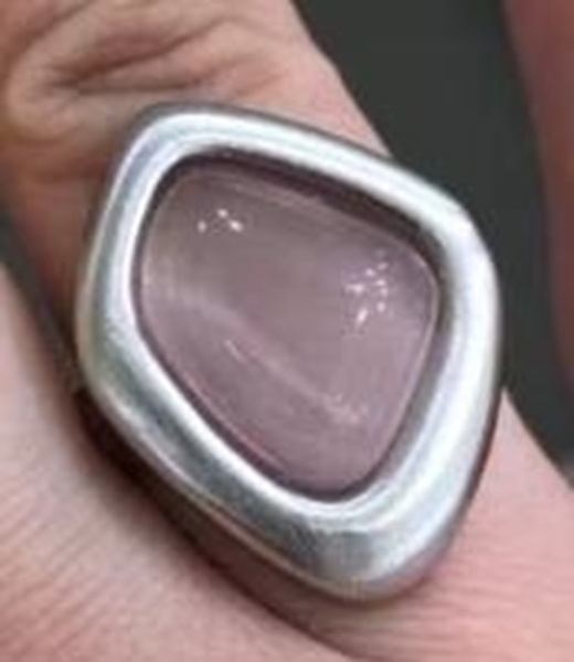 Picture of Party Gold Plated Cocktail Ring of Original Design