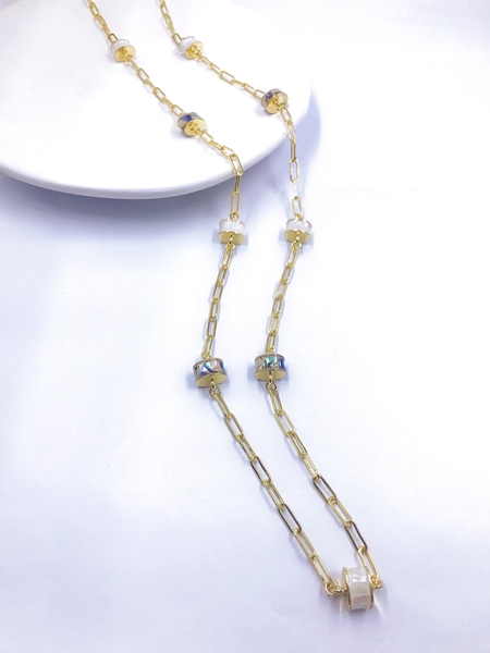 Picture of Famous Work Shell Long Chain Necklace