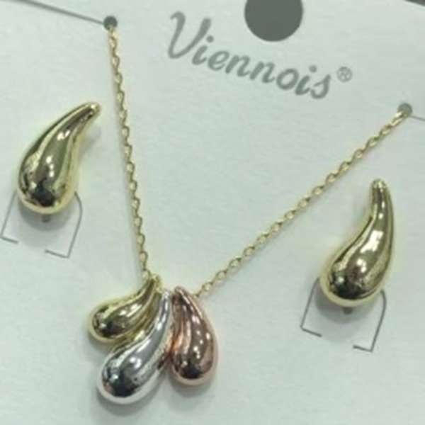 Picture of Wholesale Gold Plated Simple 2 Piece Jewelry Set For Your Occasions