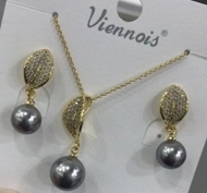 Show details for Low Cost Gold Plated Simple 2 Piece Jewelry Set with Low Cost