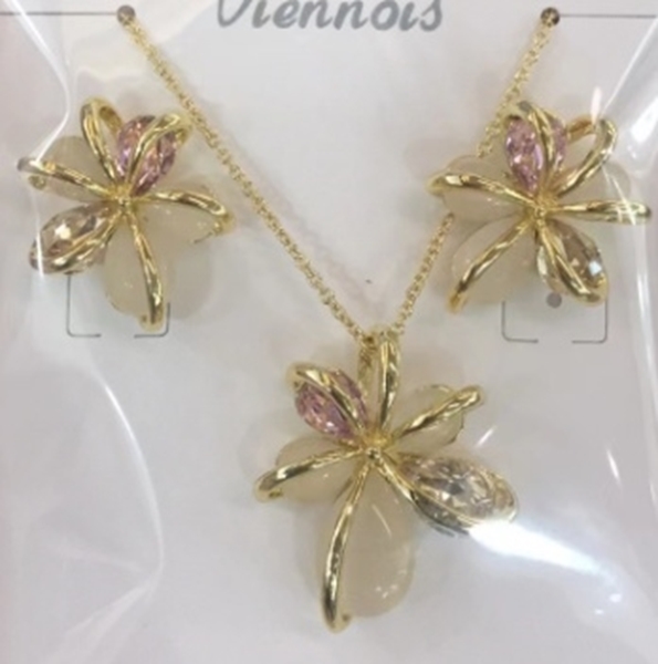 Picture of Work Nature Topaz 2 Piece Jewelry Set with Fast Shipping