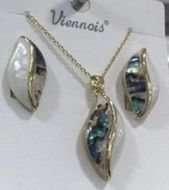 Show details for Sparkly Work Opal 2 Piece Jewelry Set
