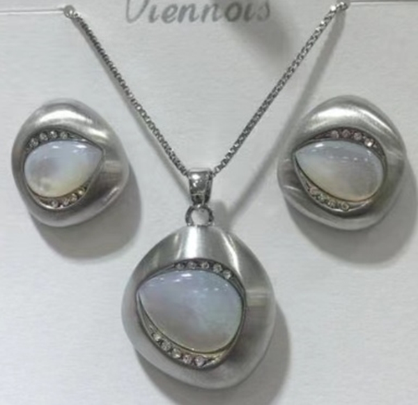 Picture of Fancy Work Simple 2 Piece Jewelry Set