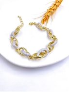 Show details for Sparkling Classic Gold Plated Fashion Bracelet